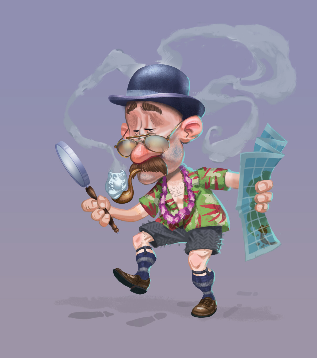 artstation-british-detective-on-holiday-in-hawaii