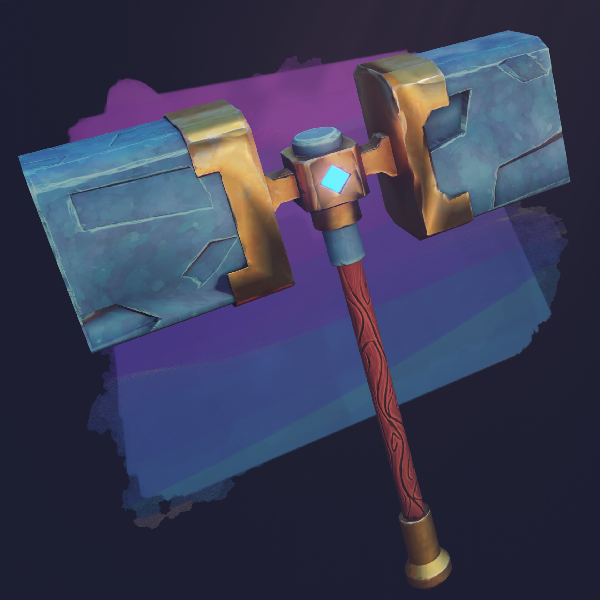 ArtStation Stylized Hammer Game Asset