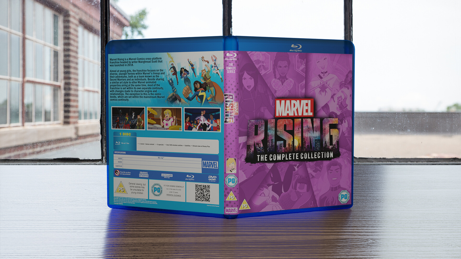 ArtStation - Marvel Rising: The Complete Collection - Custom Blu-ray Cover