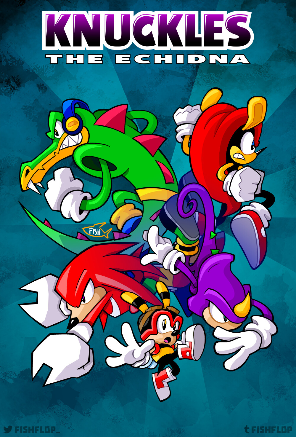 ArtStation Knuckles and the Chaotix