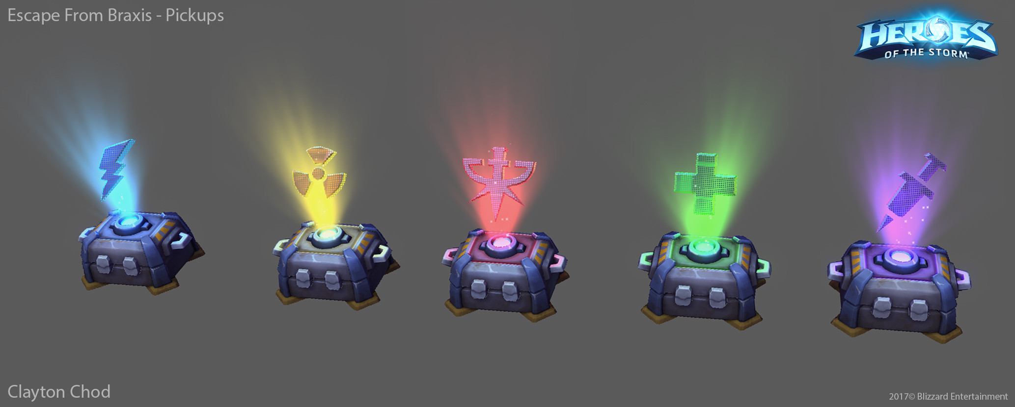 Power-Ups from the Escape From Braxis PVE Mission