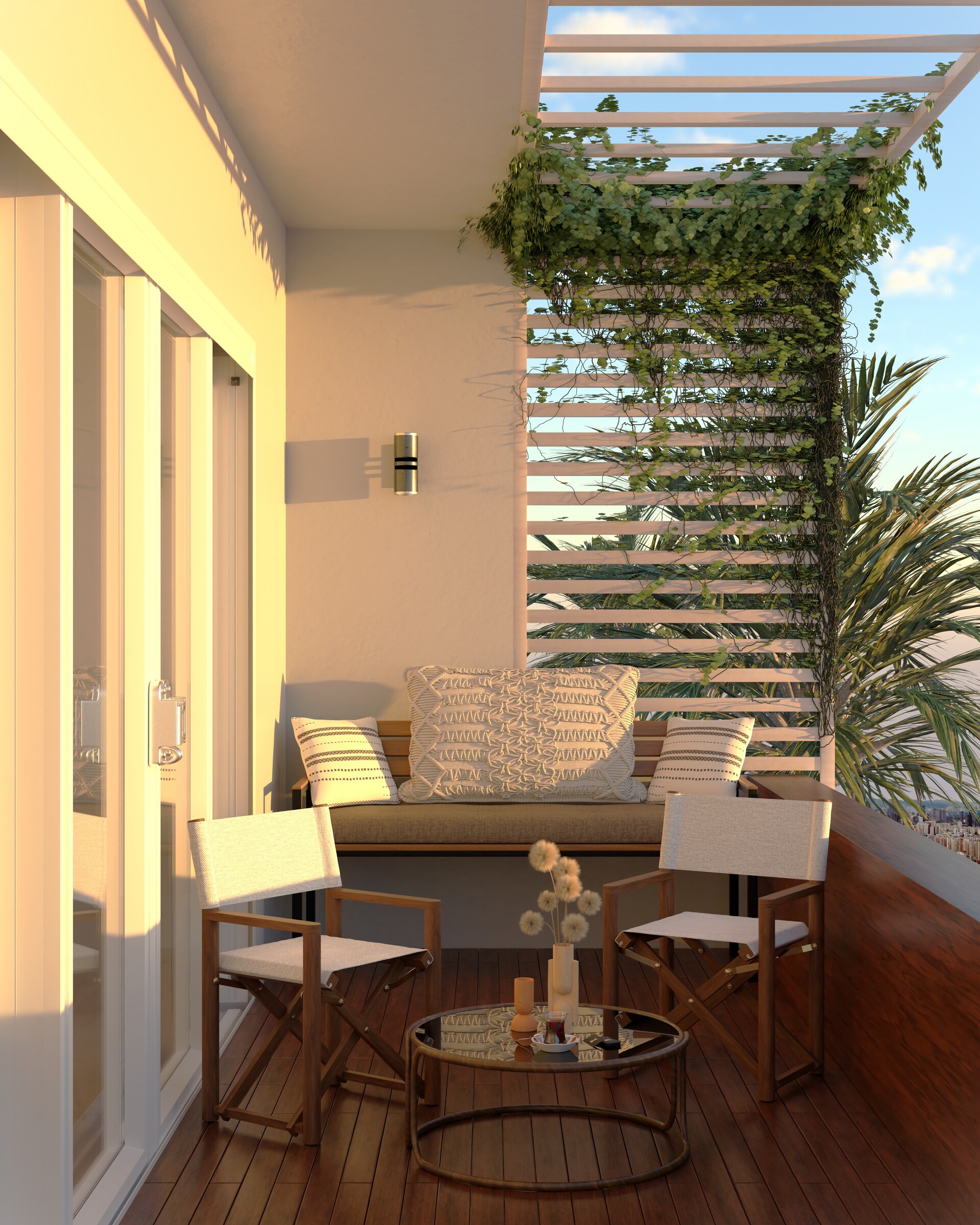 ArtStation - Balcony Space Visualization