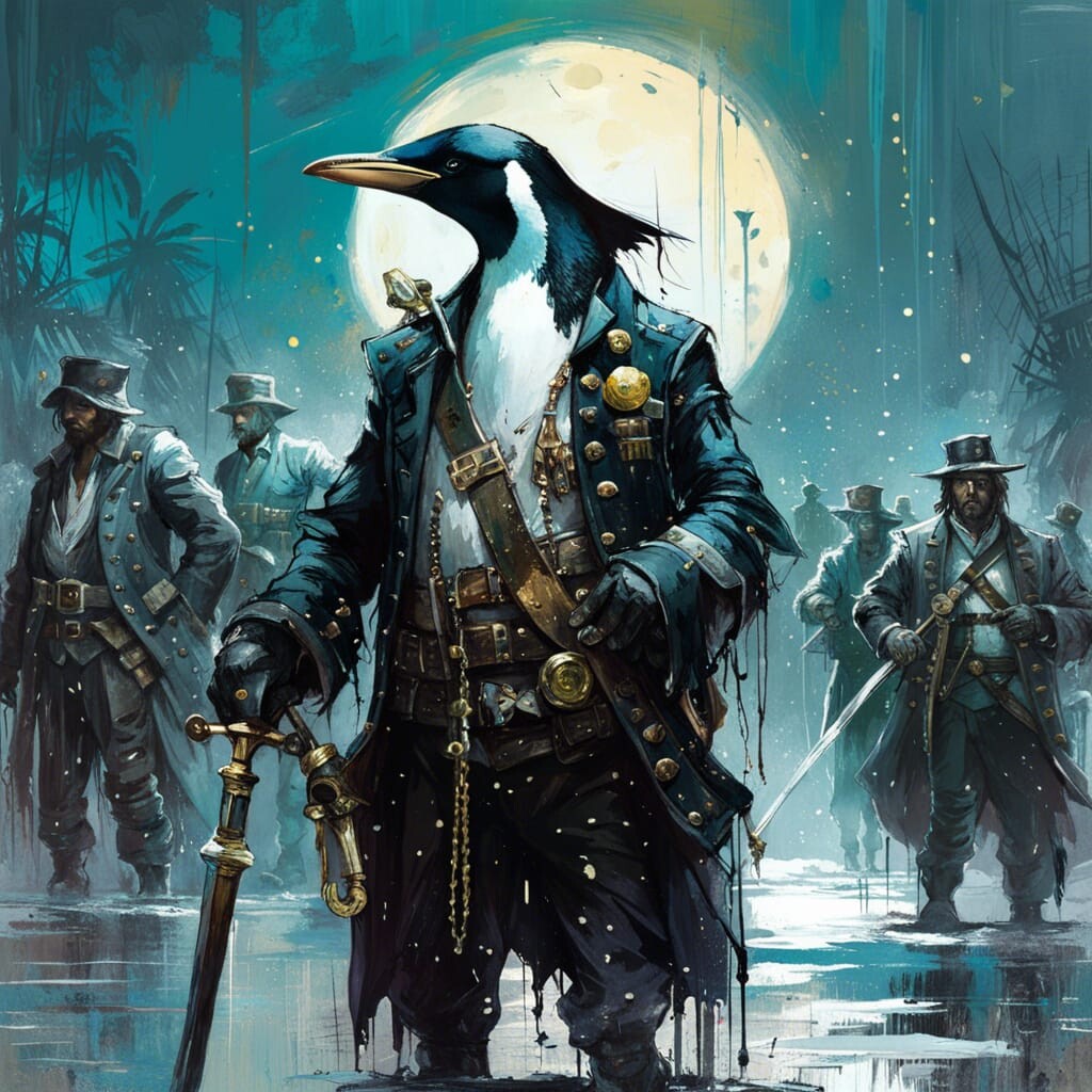 ArtStation - anthropomorphic penguin