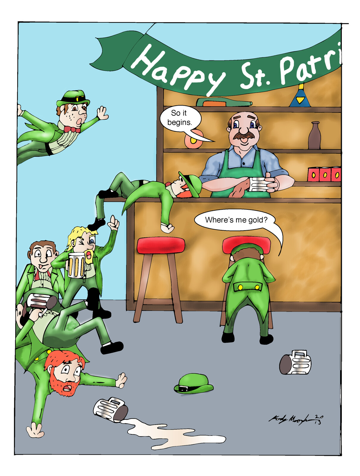 Happy St. Paddy's Day, Top Shelf # 12. Vol.0