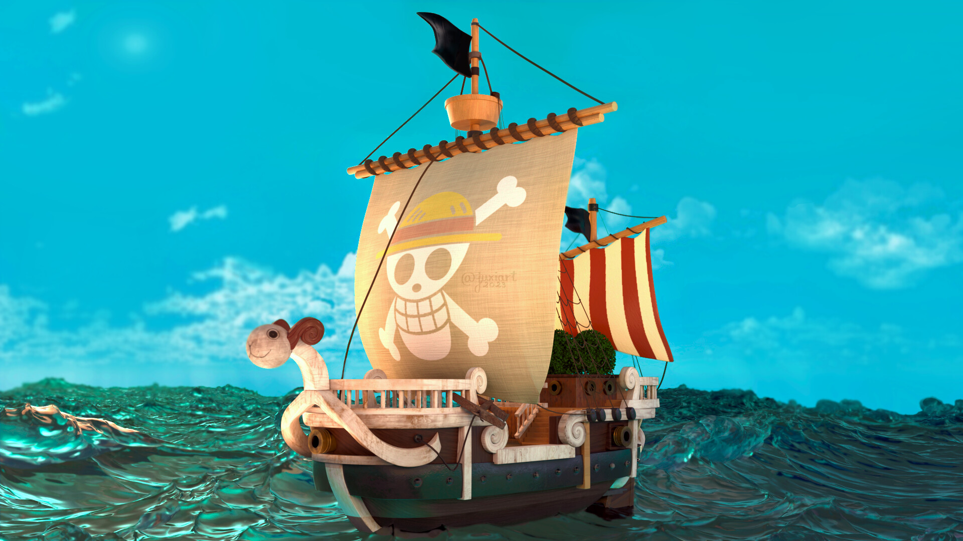 ArtStation - Barco One Piece // Going Merry