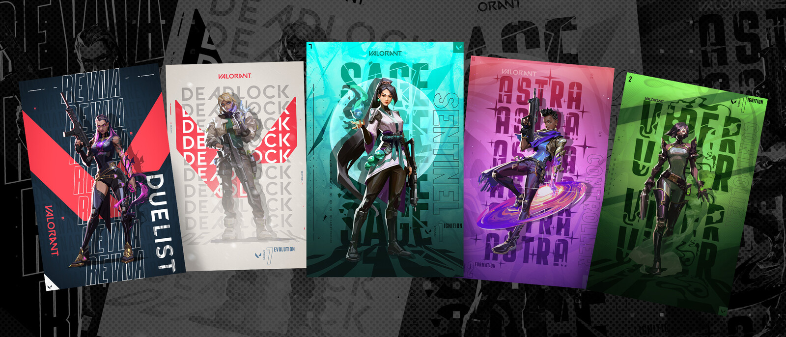 VALORANT Agent Posters, fit for social media posts or storefronts