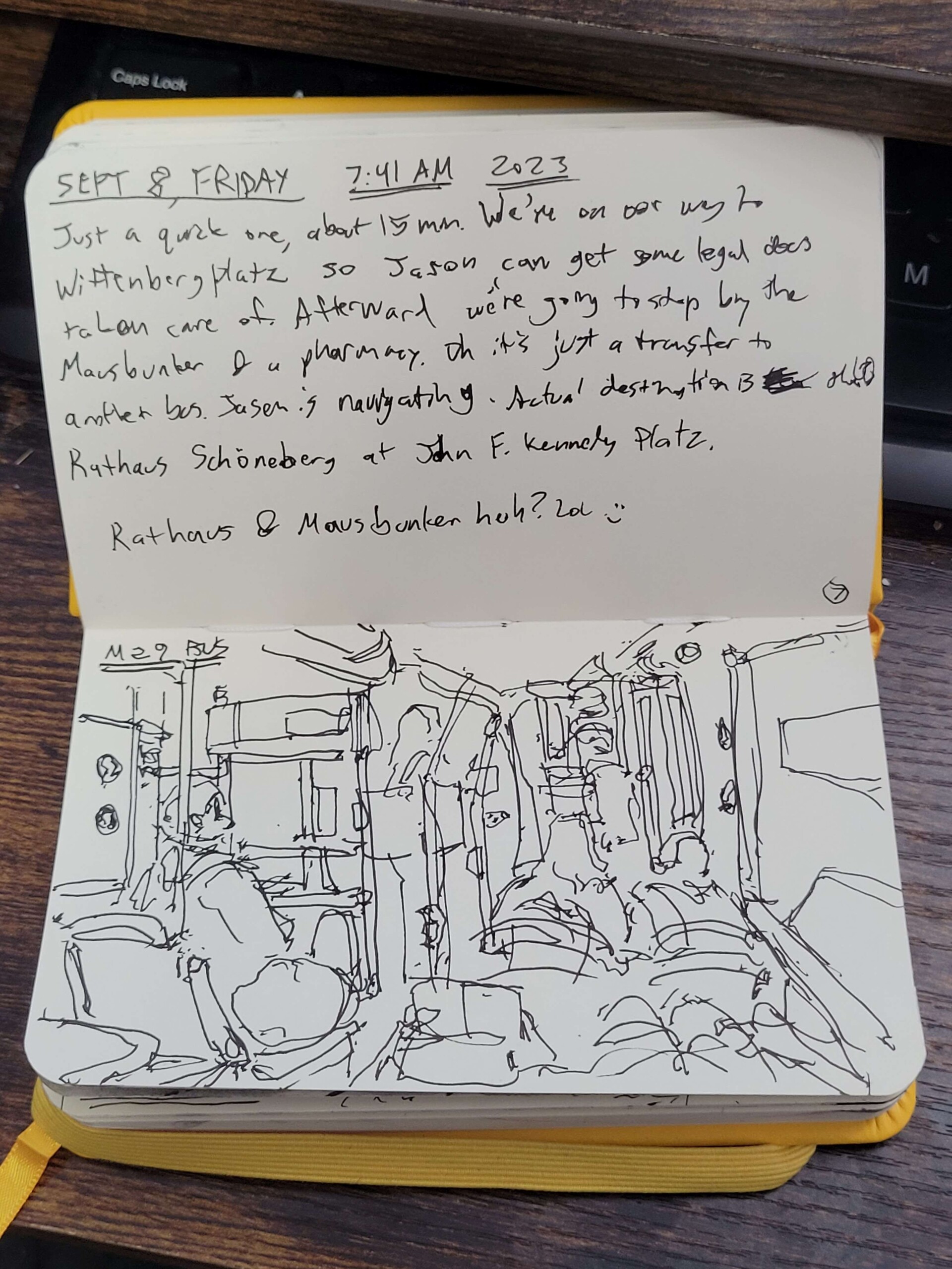 I started a travel sketch journal last year. It's really the only