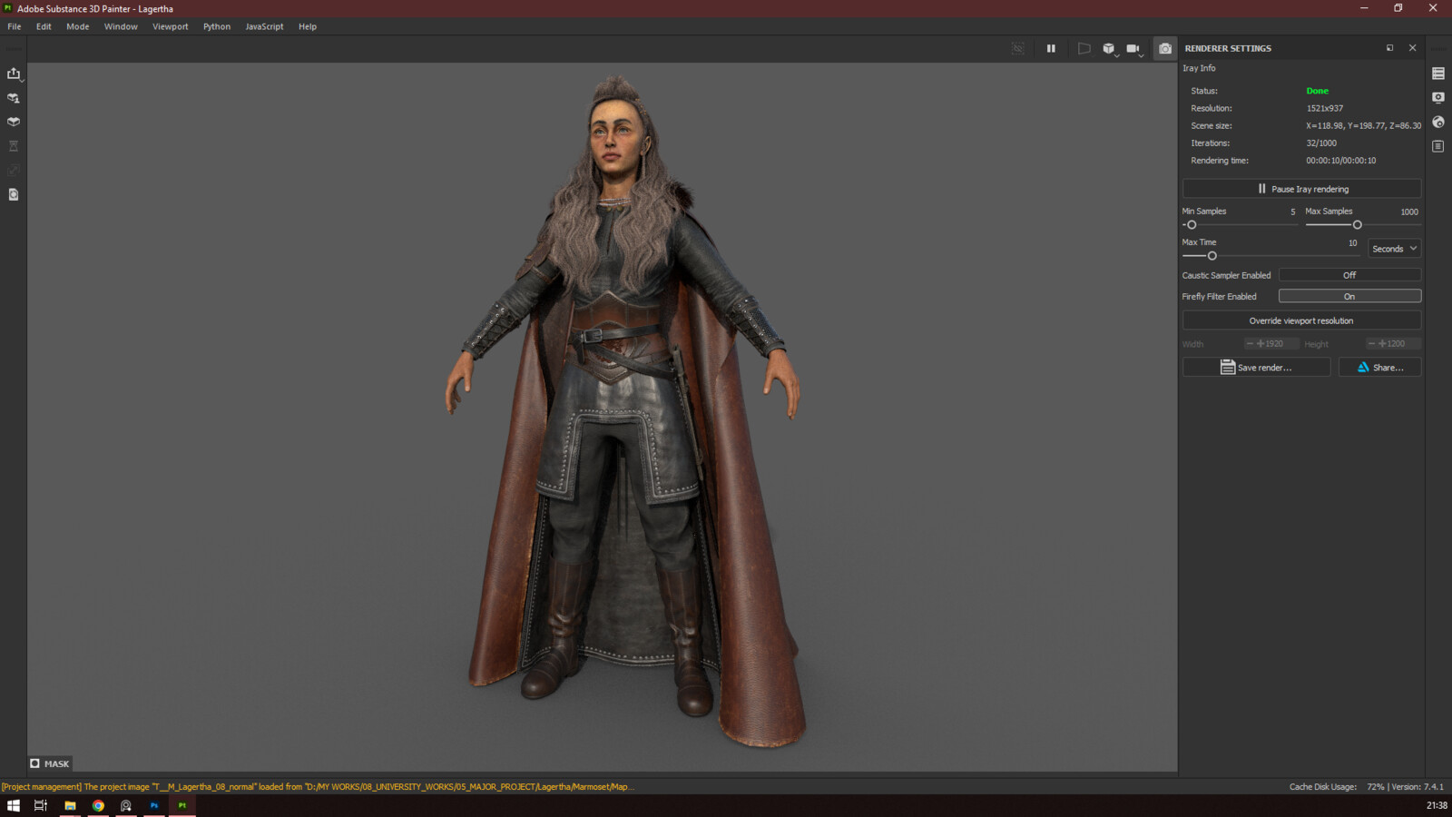 Full texture in Substance