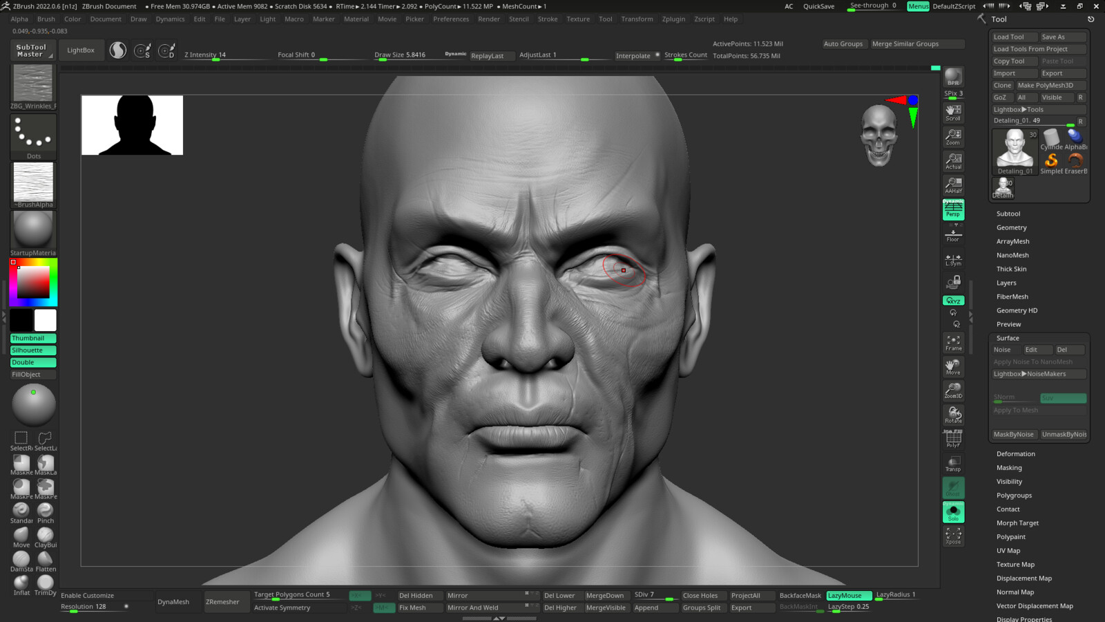 Face Detailing