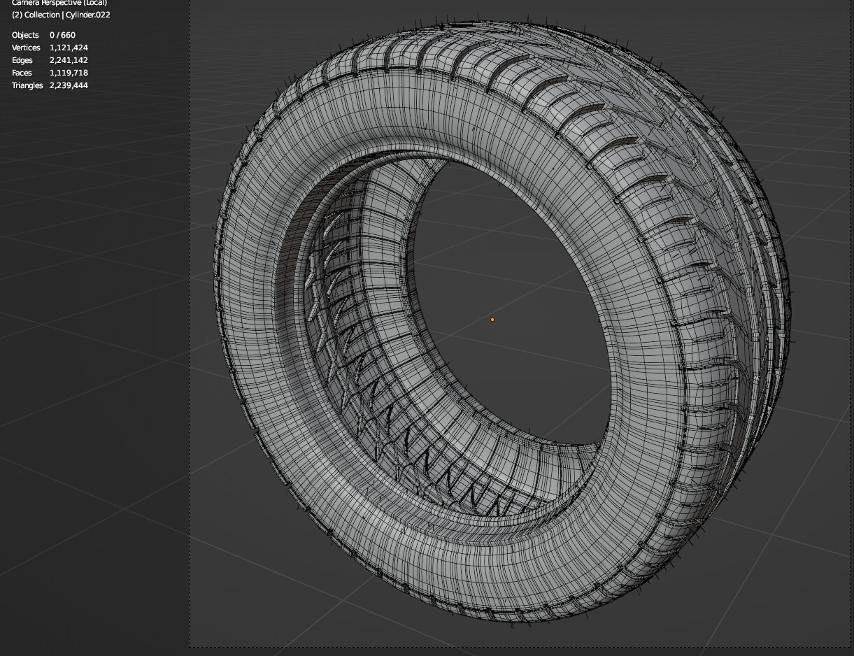High poly topology 