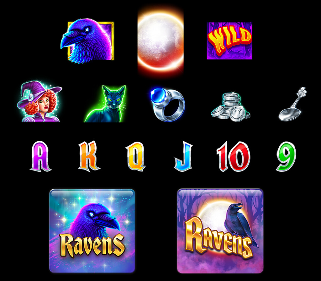 Ravens Symbols, Logo and Tile