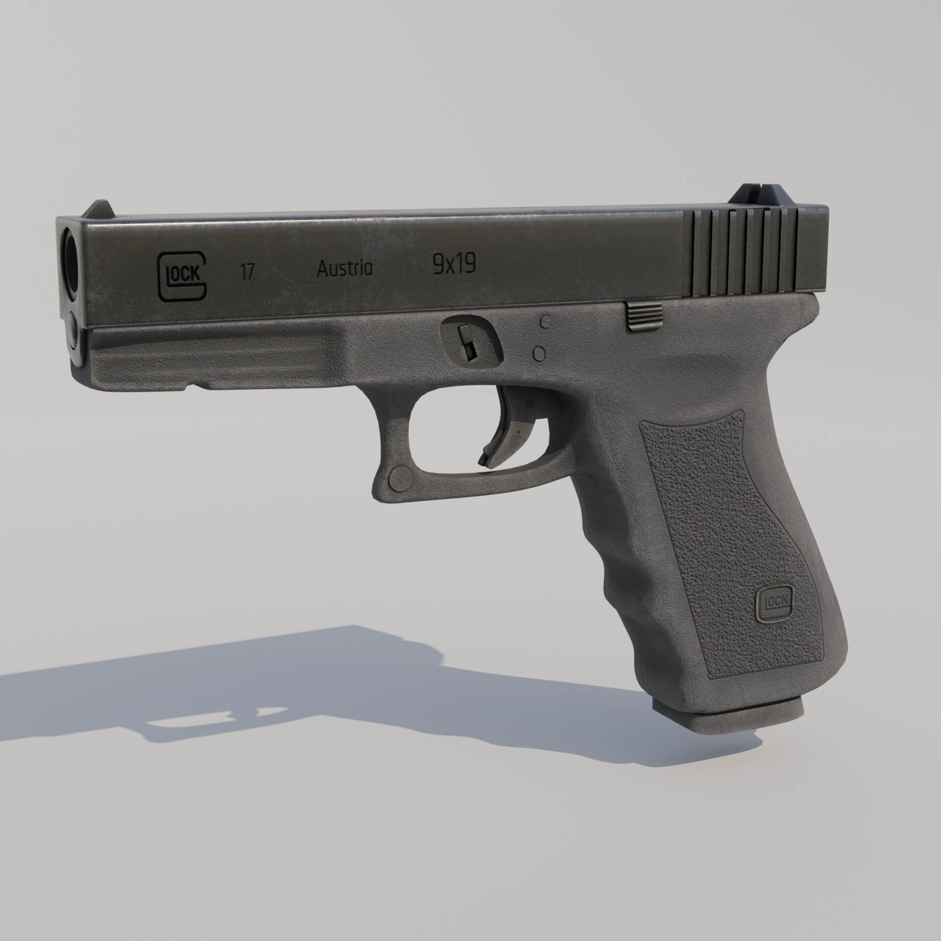 ArtStation - Glock 17 Game Model