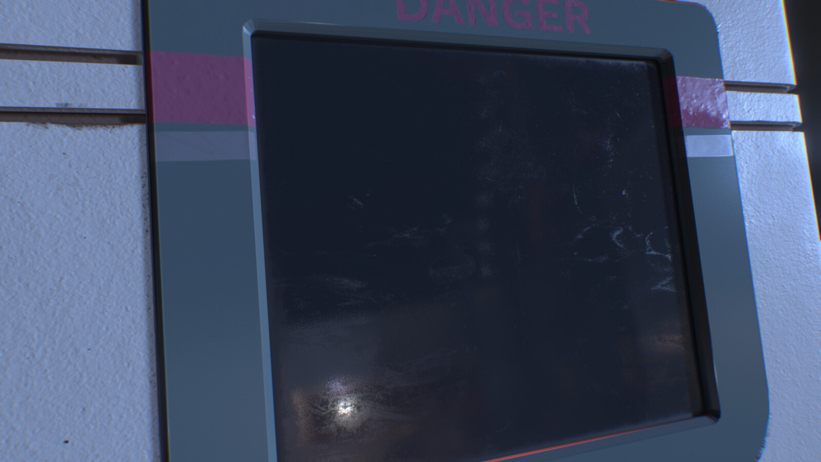 Screen reflective view.