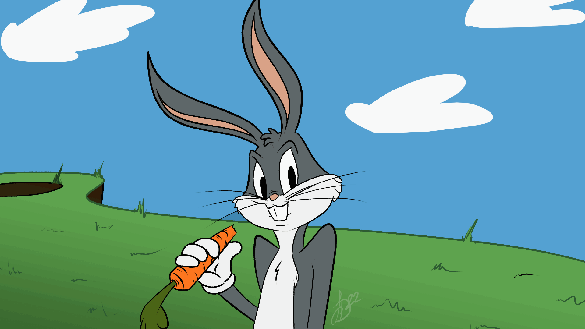 ArtStation - Bugs Bunny Animation GIF