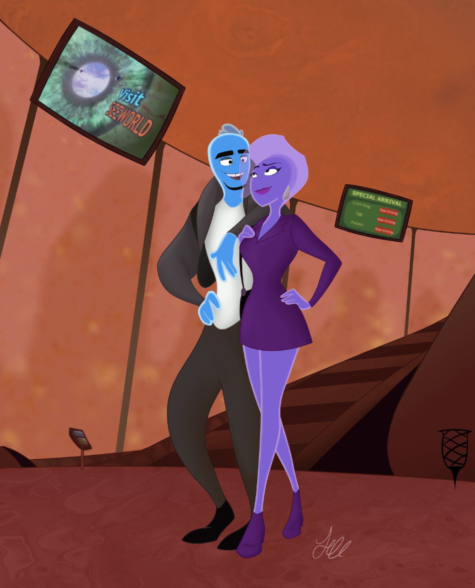 Sudawan Corness - Ozzy & Leah - Fan Art