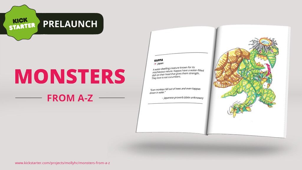 Monsters from A-Z Book (Kickstarter)