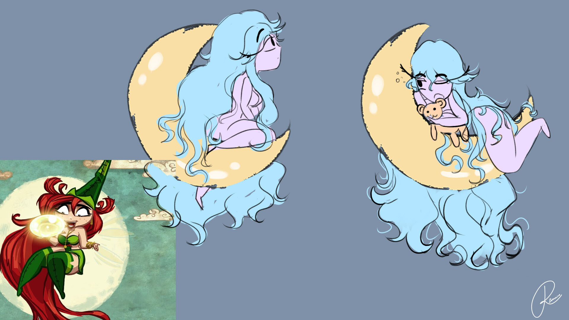 ArtStation Rayman Origins Sleep Fairy Concept Art