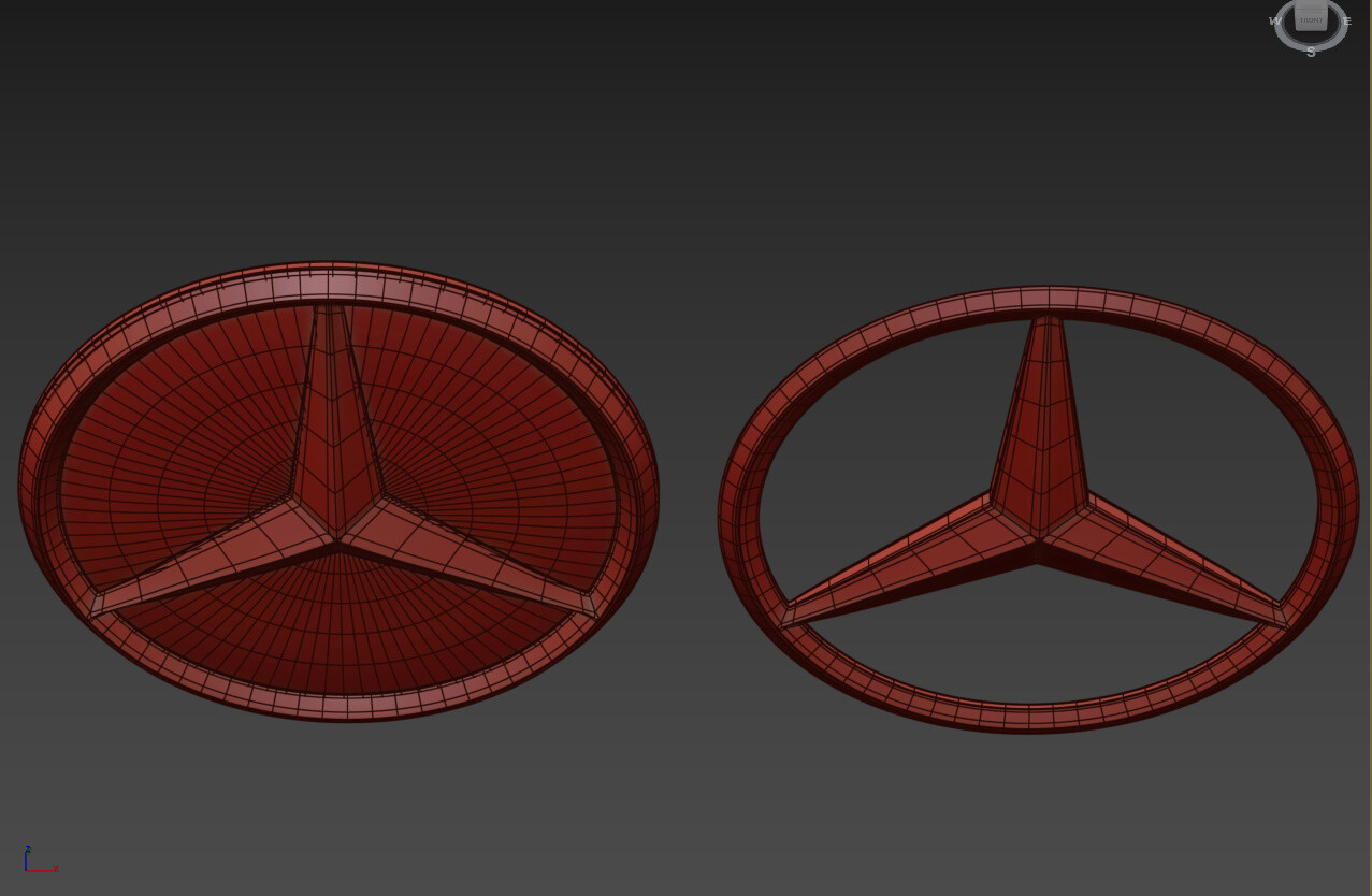Mercedes Benz Logo - 3D Model by firdz3d