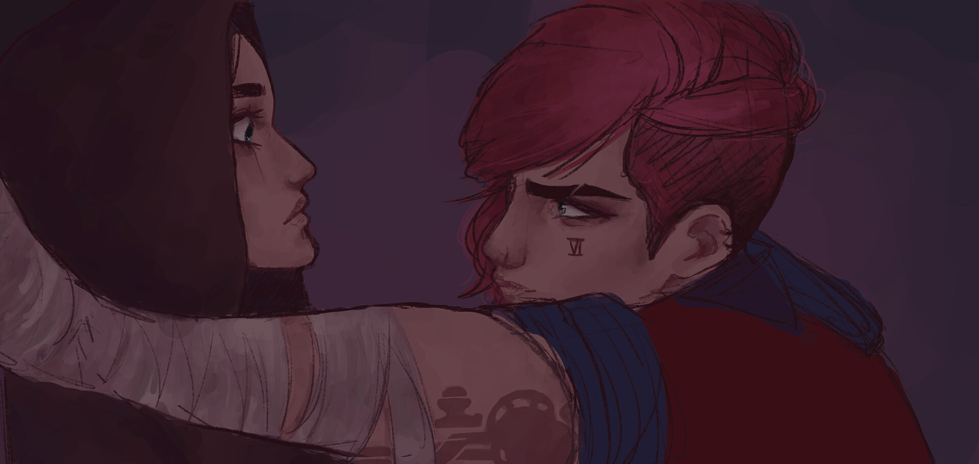 ArtStation - Caitlyn and Vi fanart