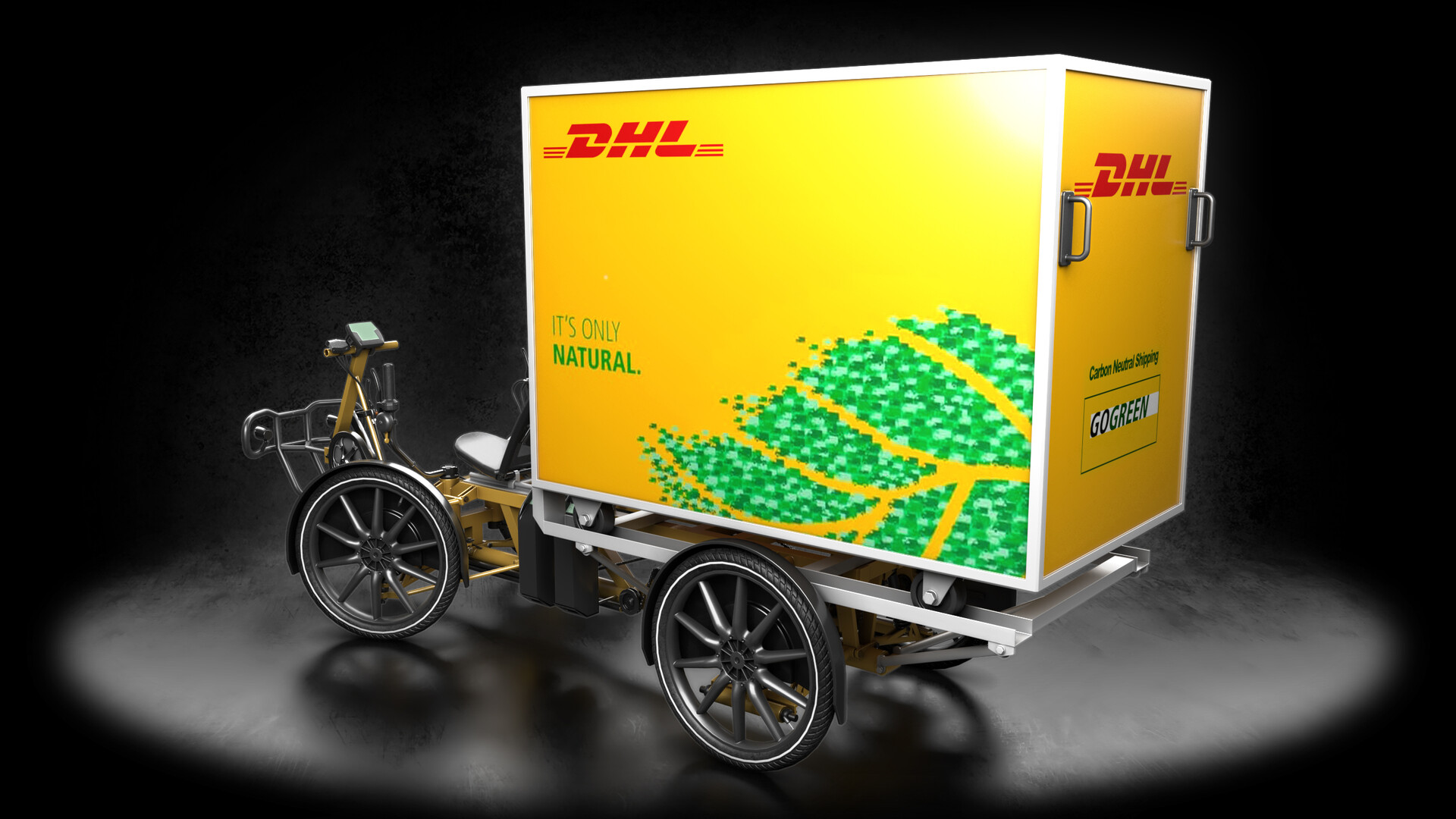 ArtStation DHL Cargo Bike 3D model