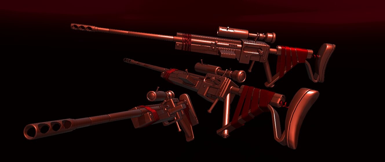 Artstation pipe sniper rifle fallout 4