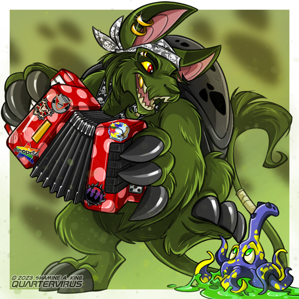 ... And of course for Bori Day I couldn't miss the opportunity to update Hart's profile image! Featuring his Mutant Swabby, Henry (as in Morgan).