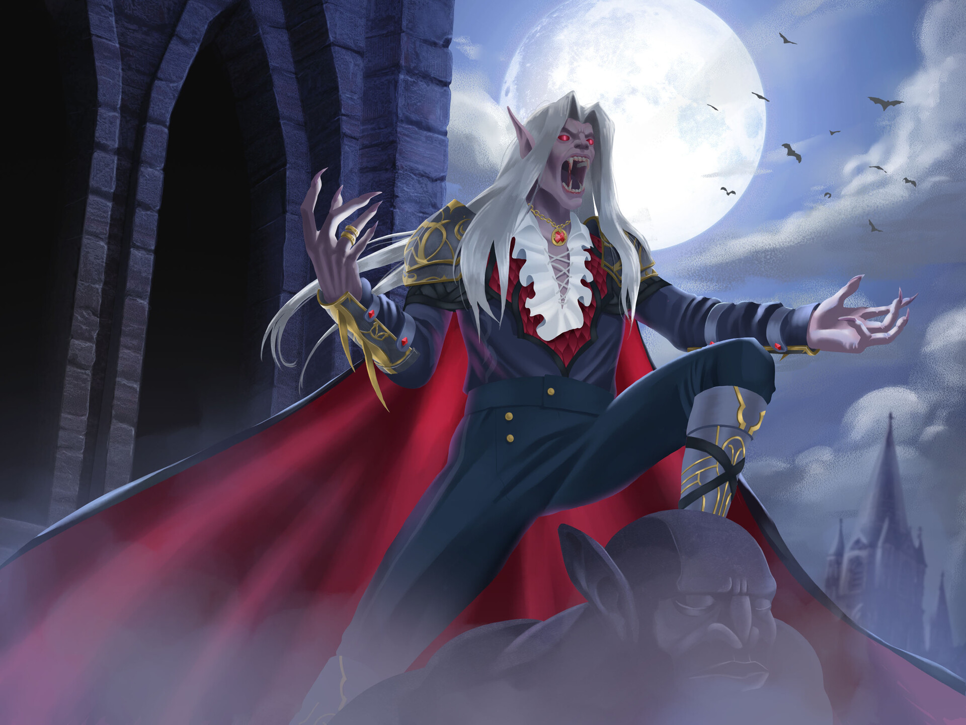 ArtStation Baron Sengir Magic The Gathering concept exploration