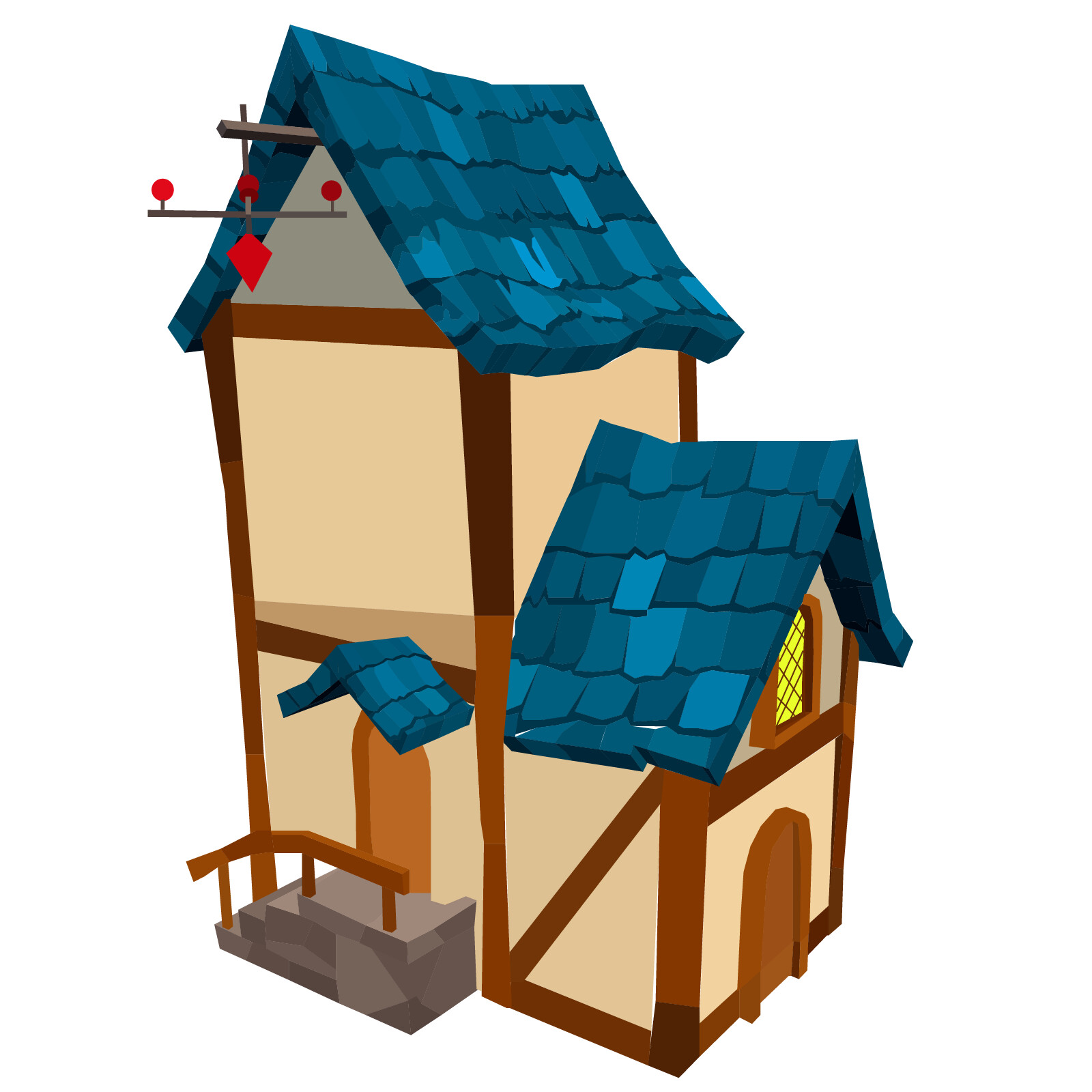 ArtStation - vector of fantasy house