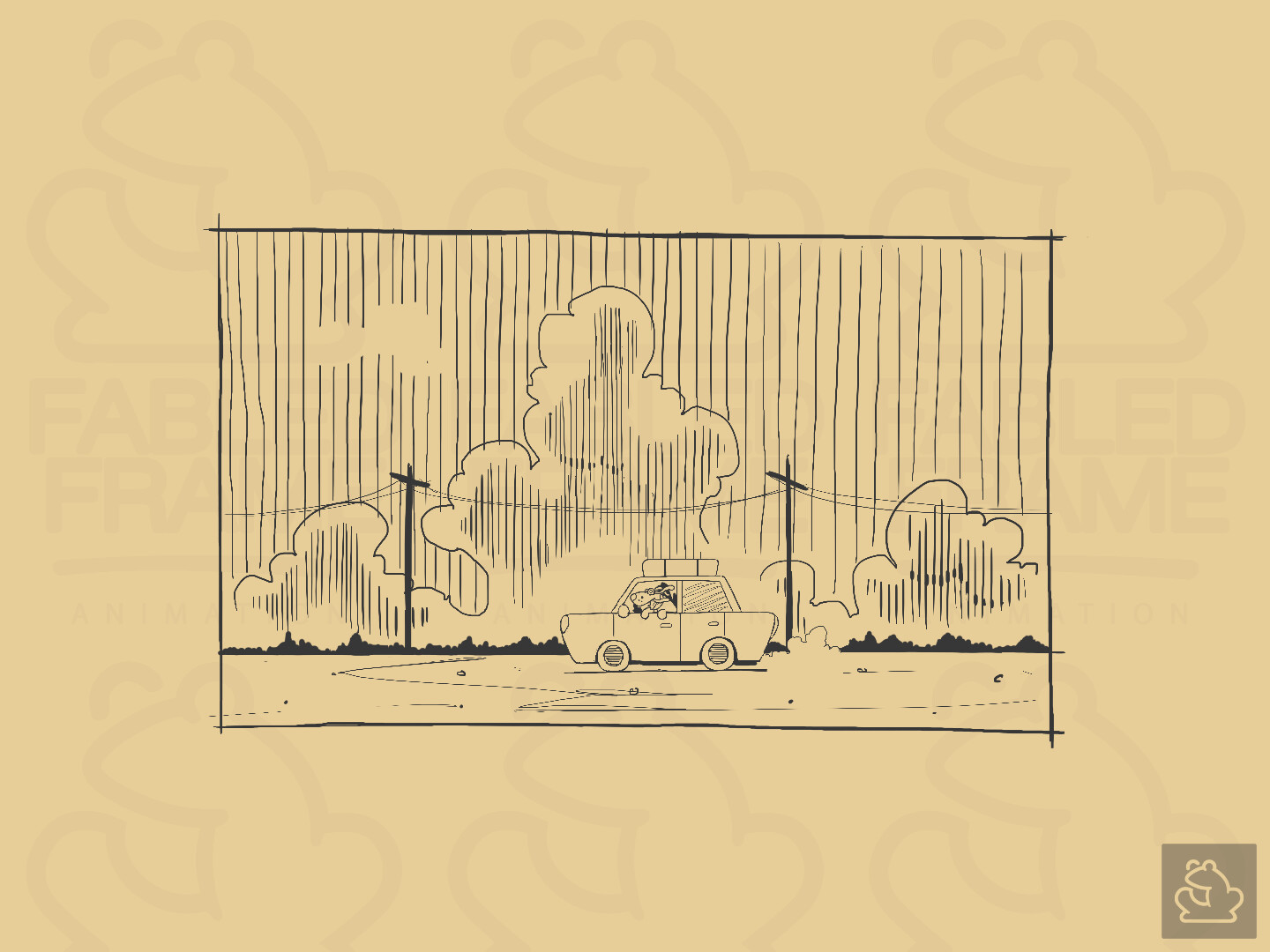 Pen-Sketch Car Animation