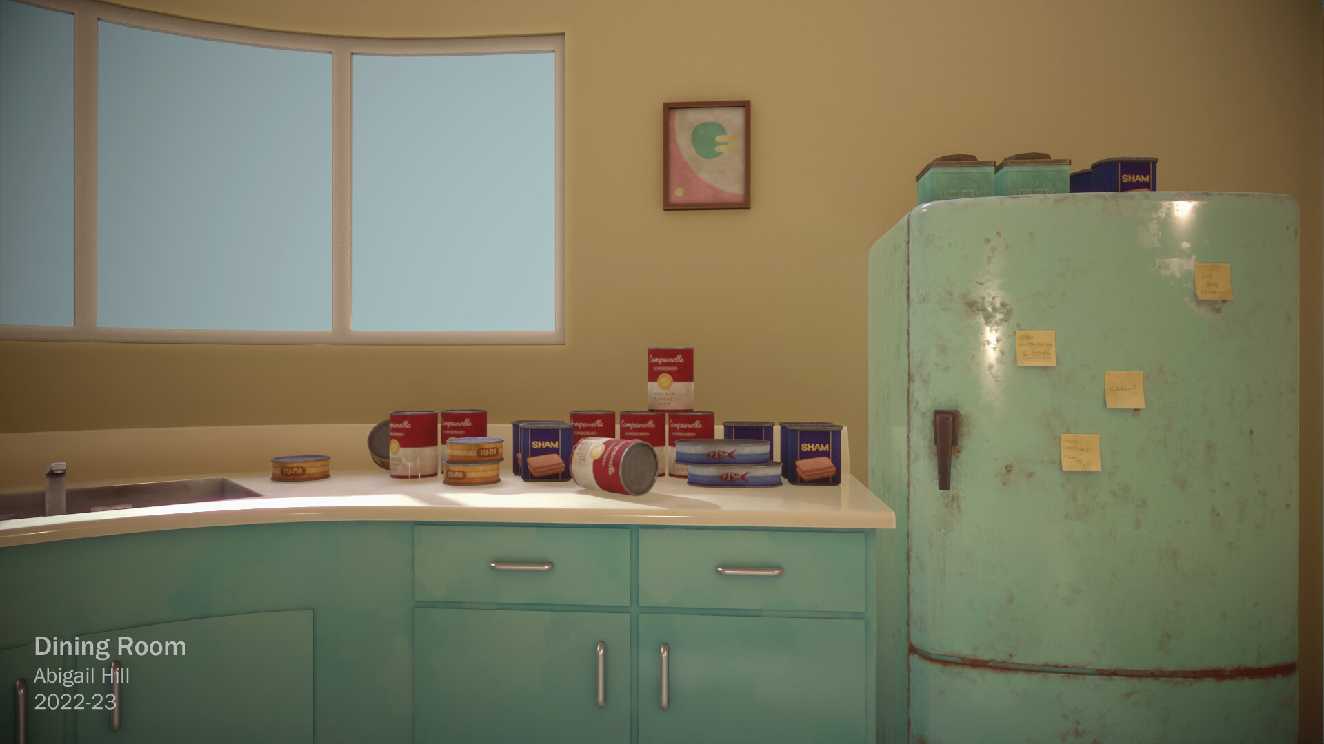 Abigail Hill Dining Room Kitchen Diorama abigail-hill-dining-room-kitchen-diorama