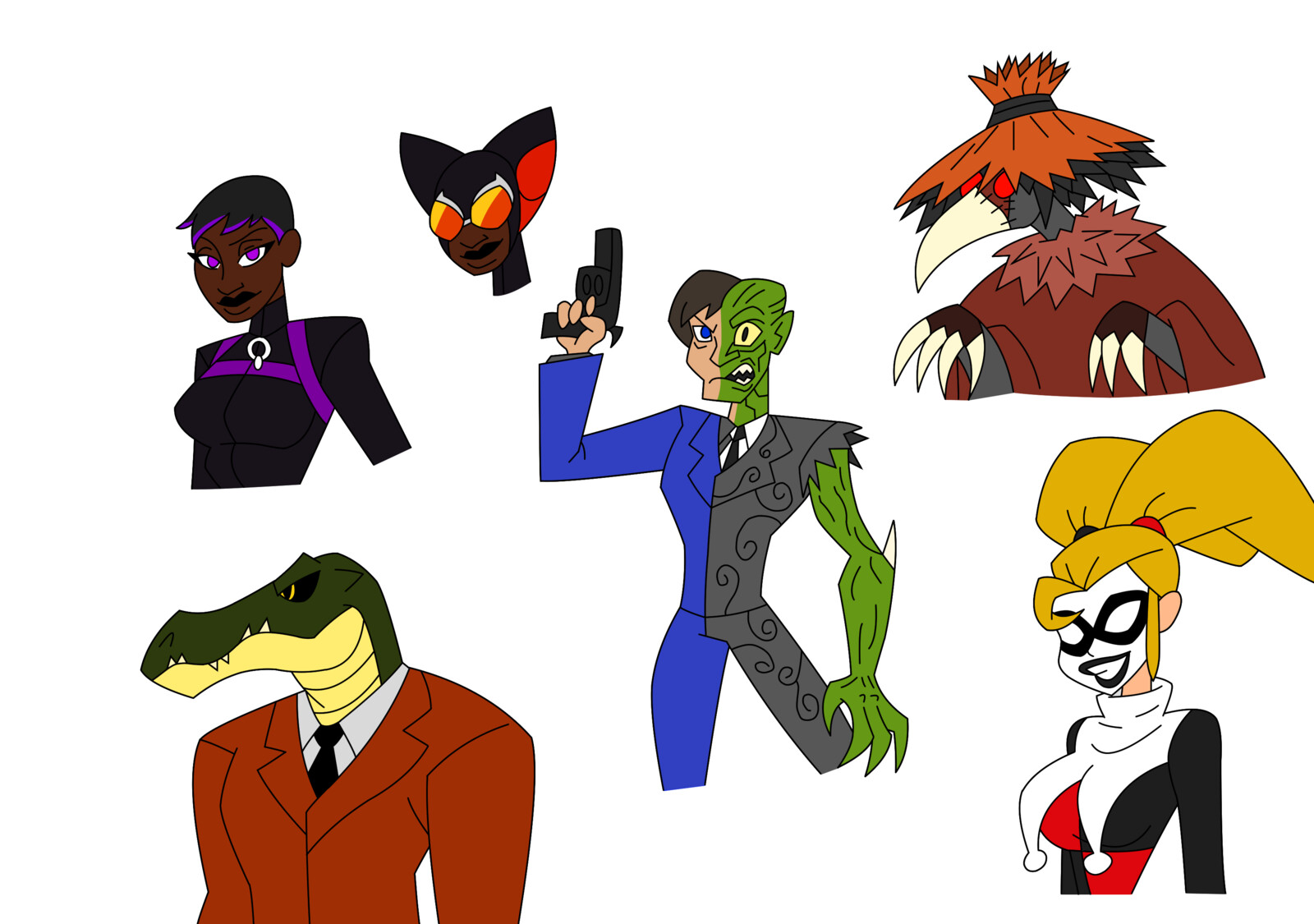 Quinton Hale - Batman villains redesigns