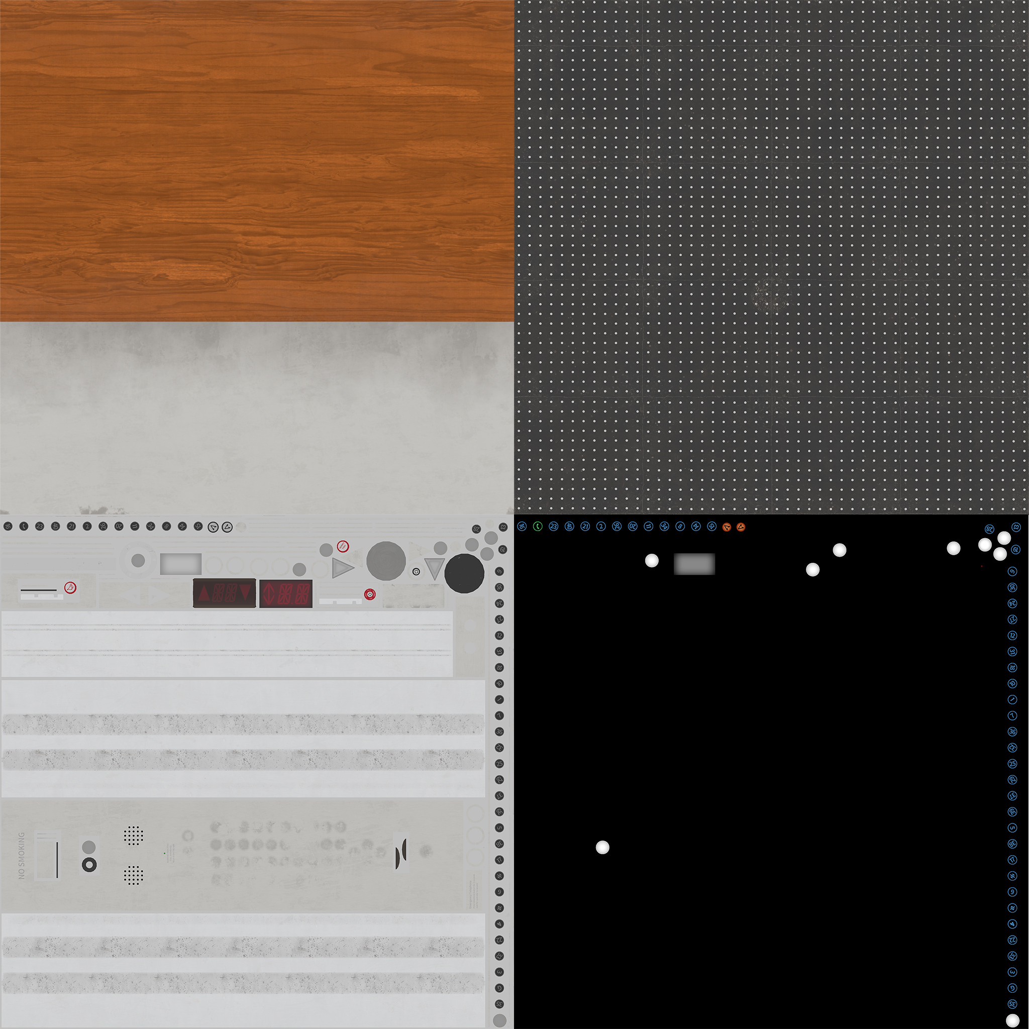 Textures used