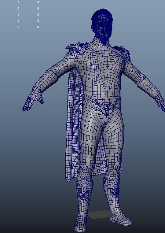 Doing the less fun part so I can see how my smart mats work for his suit textures.
