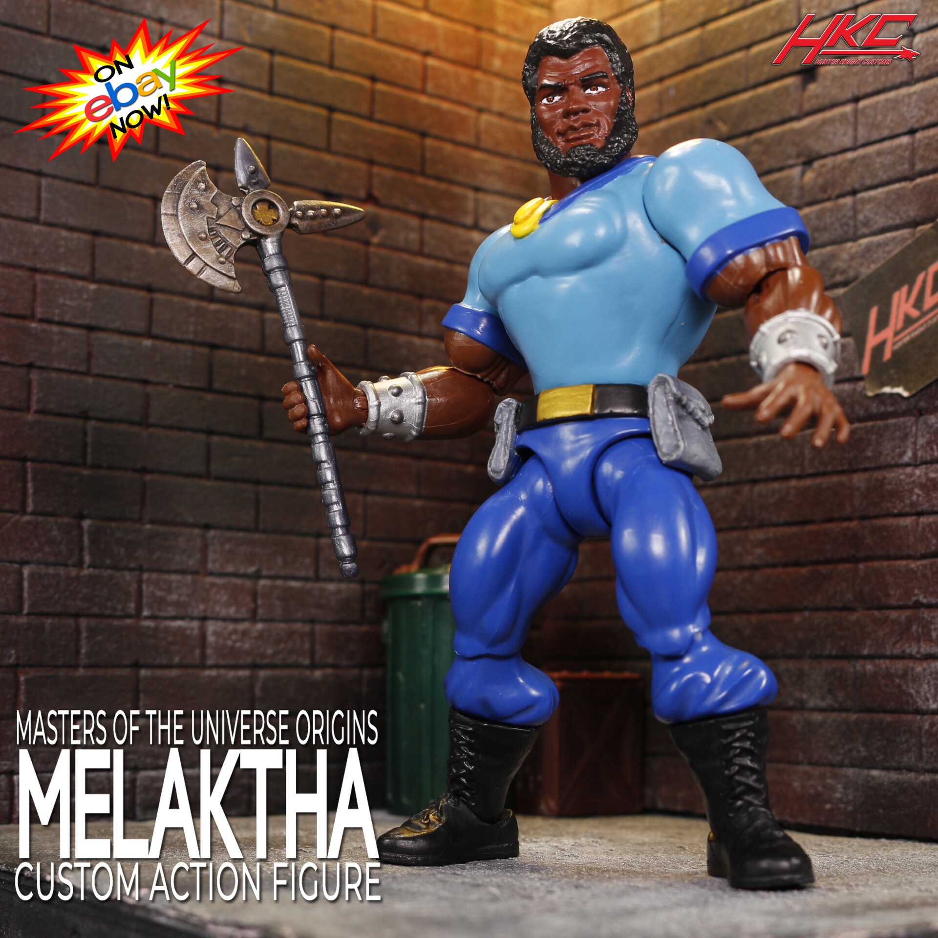 ArtStation MOTU Origins MELAKTHA Custom action figure by Hunter