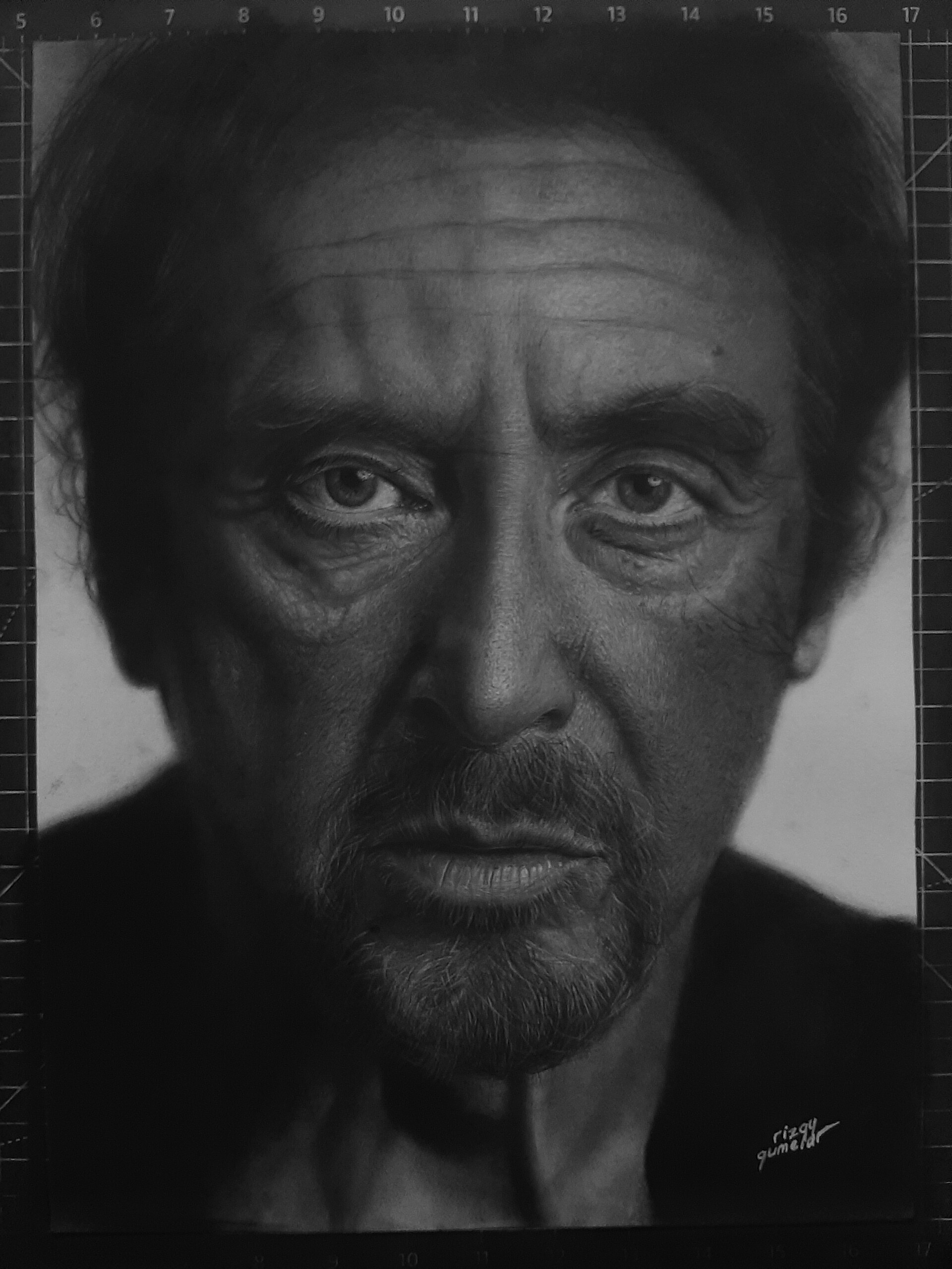 ArtStation - Portrait Drawing of Al Pacino