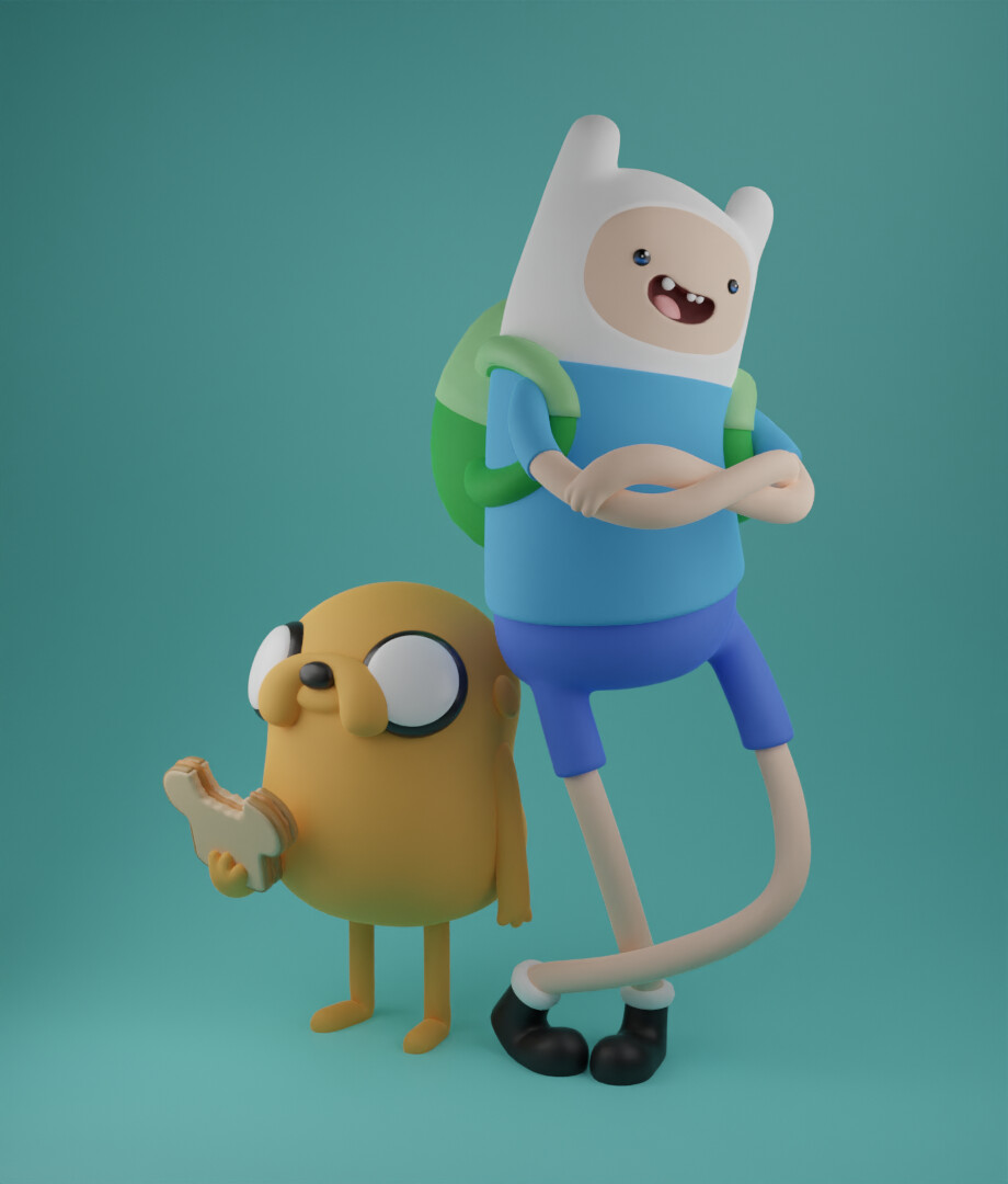 ArtStation - Adventure Time Finn & Jake