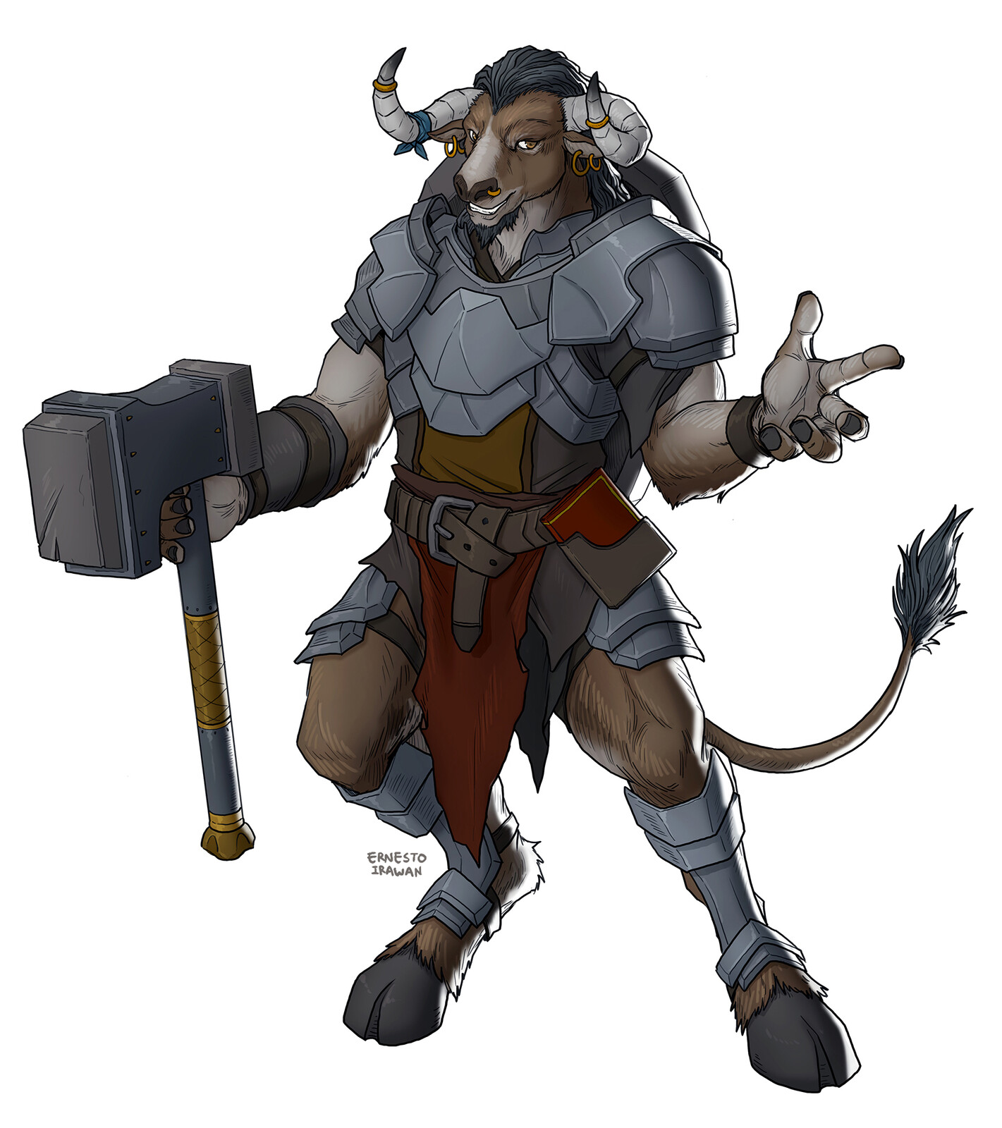 Corhim, Minotaur Paladin