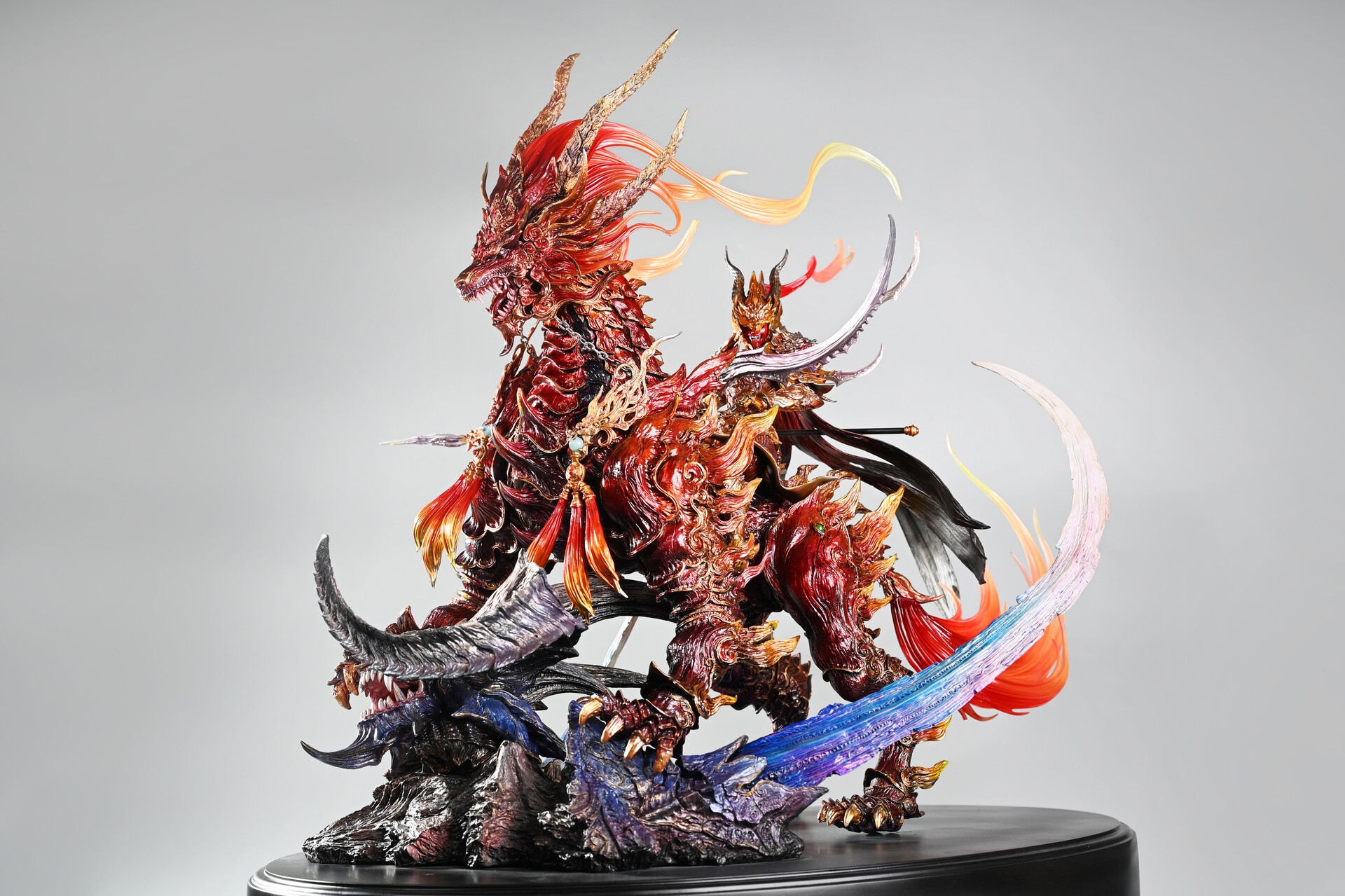 ArtStation - 九天衡Pkking 中宮麒麟紅麒麟by 蟹佬