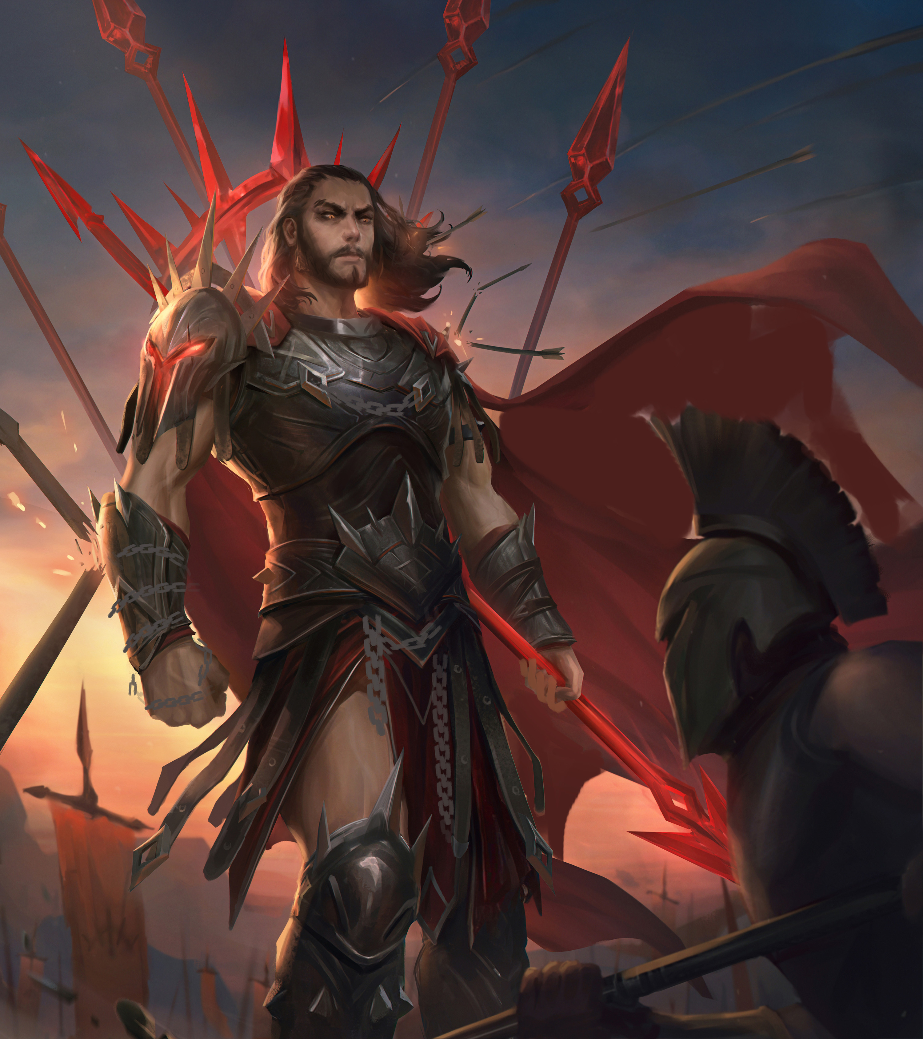 Early version, I kinda like the beard on him