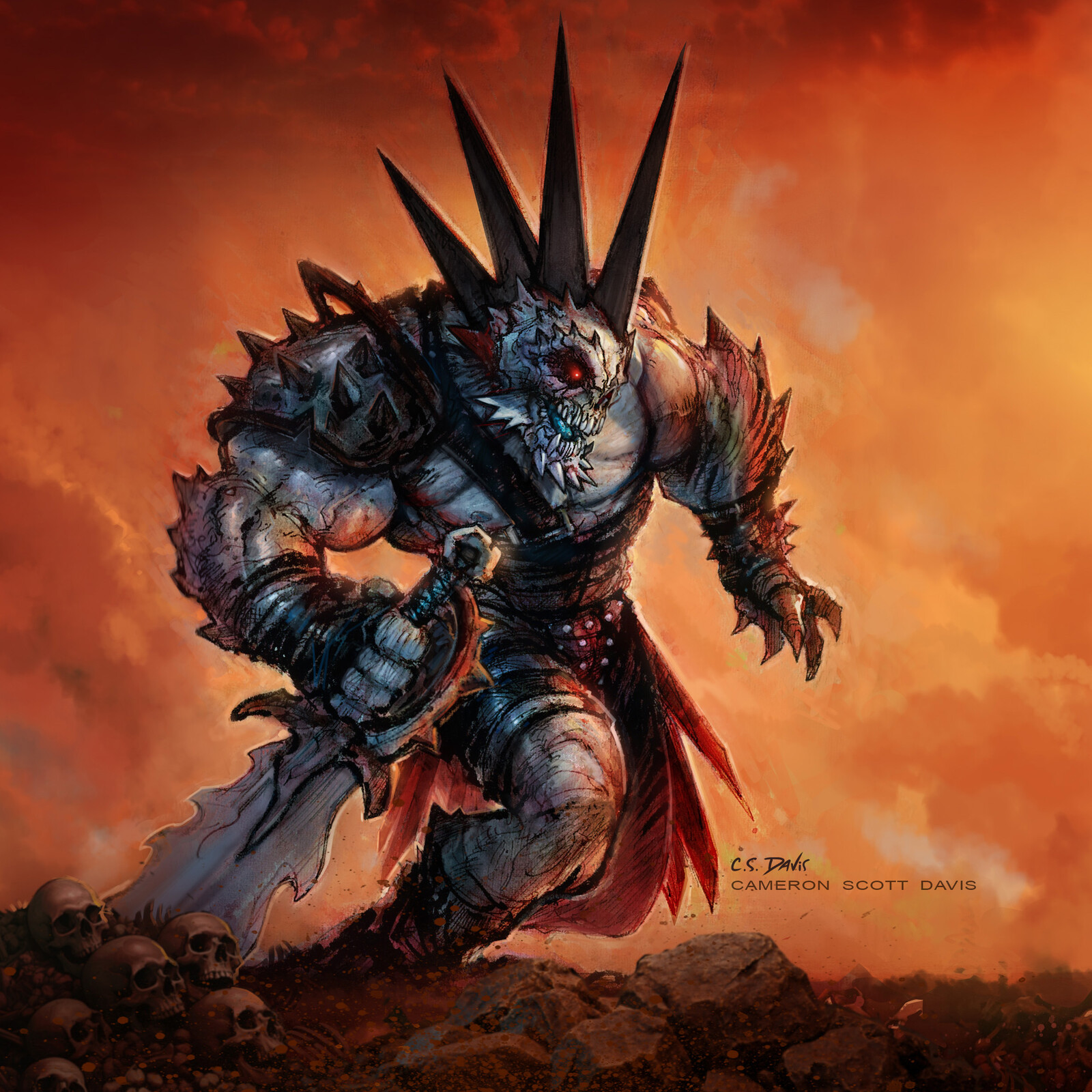 Villain for VR game Barbaria