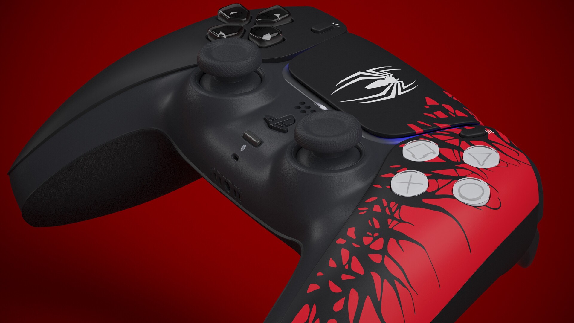 ArtStation - spider-man ps5 controller