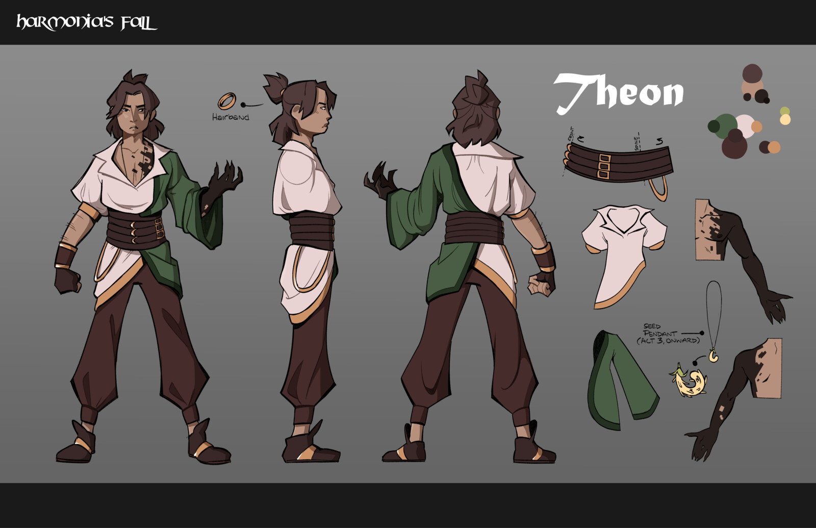 Harmonia's Fall - Theon Character Sheet