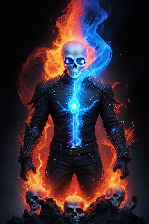 Blue ghost store rider wallpaper hd