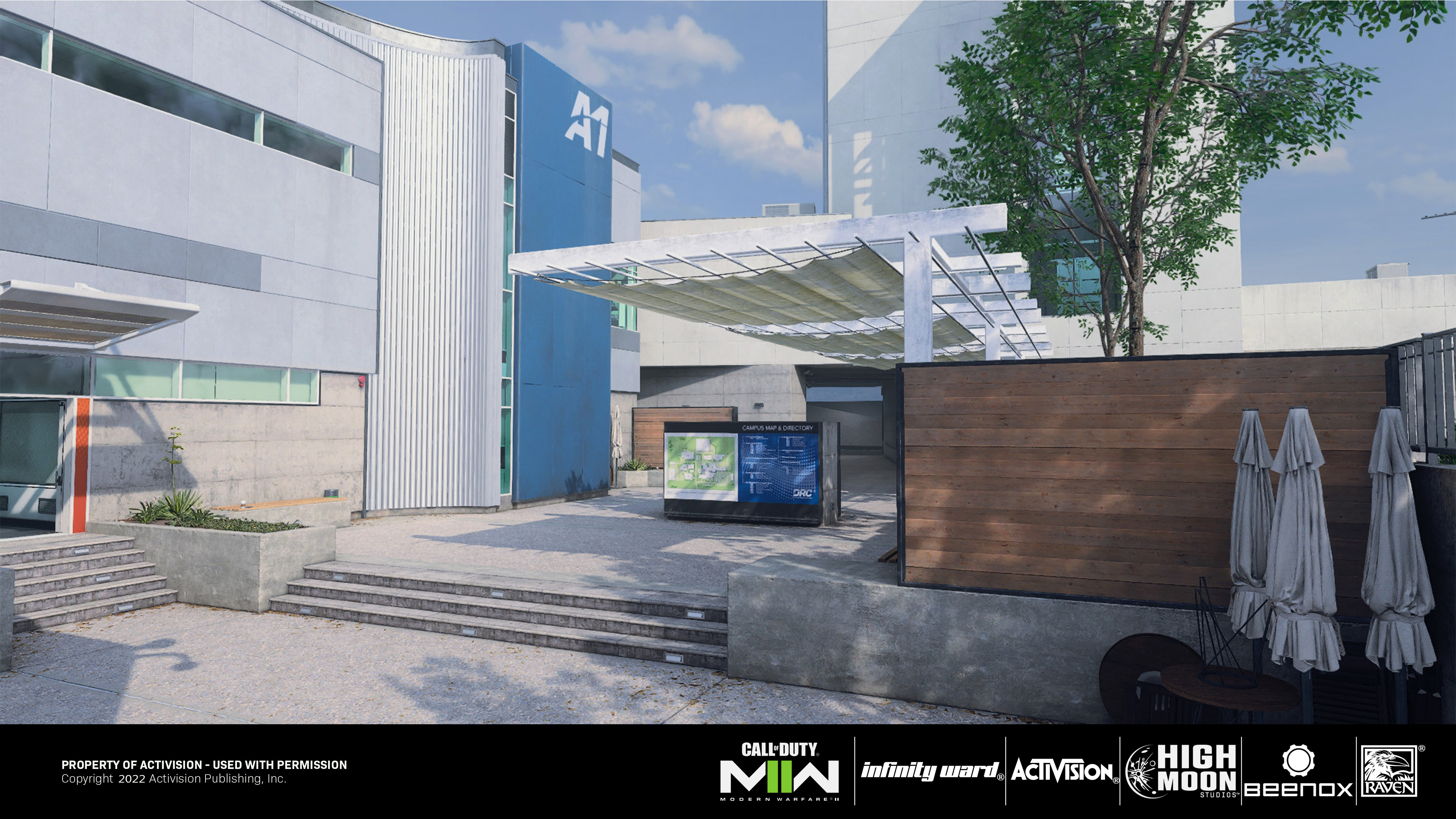 Front hangout area