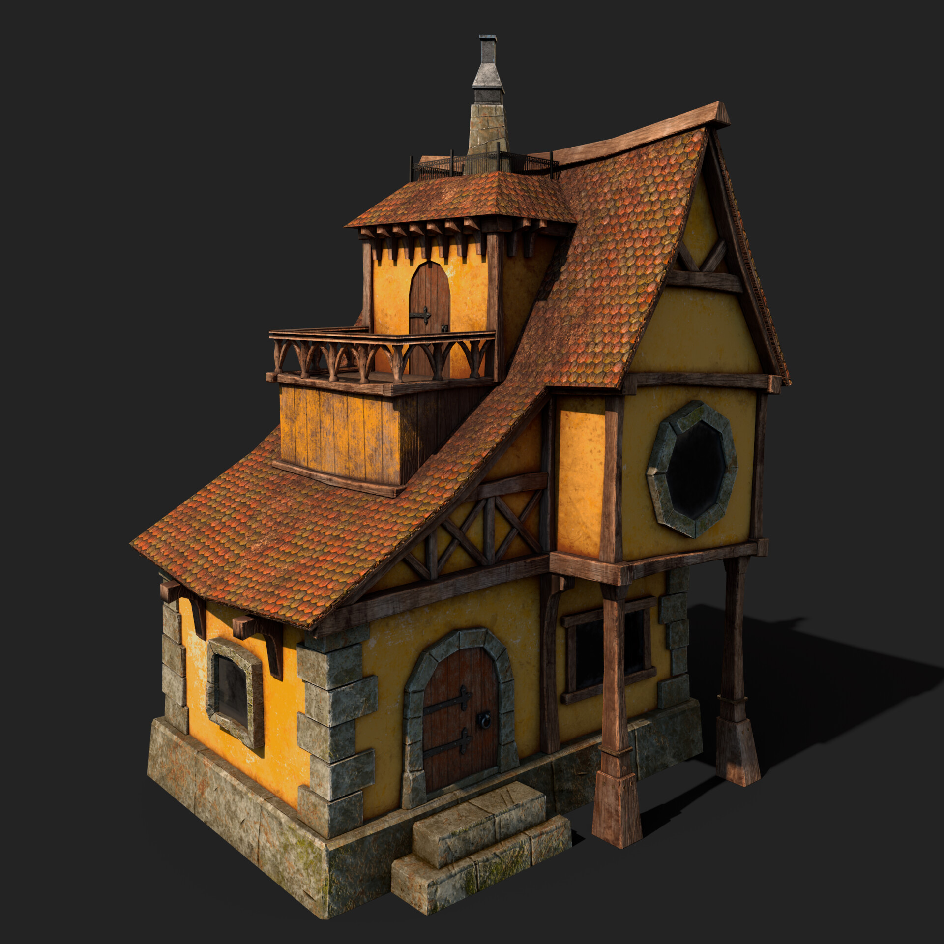 ArtStation - Old medieval building