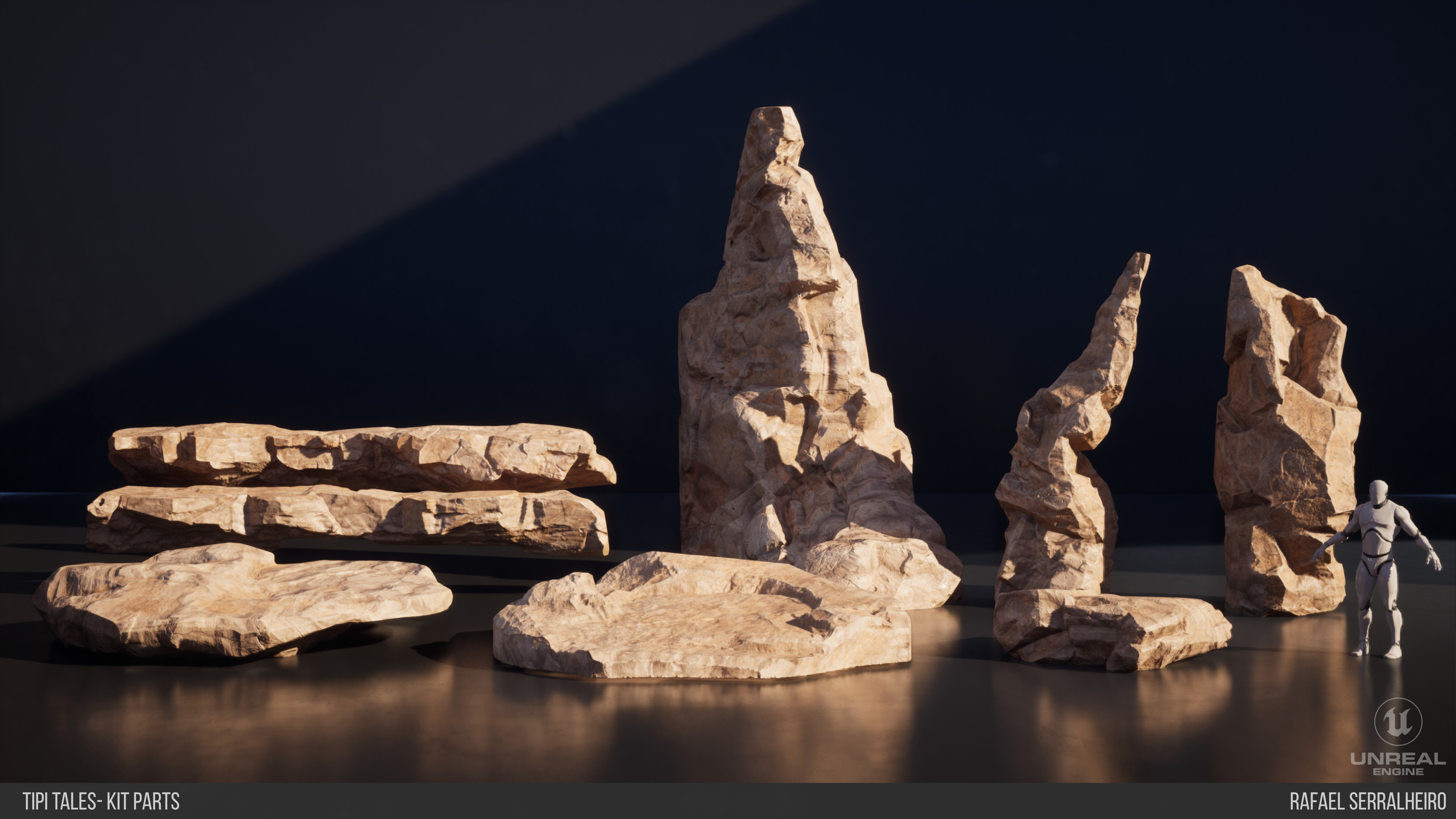 Tipi tales Kit - Medium Rocks