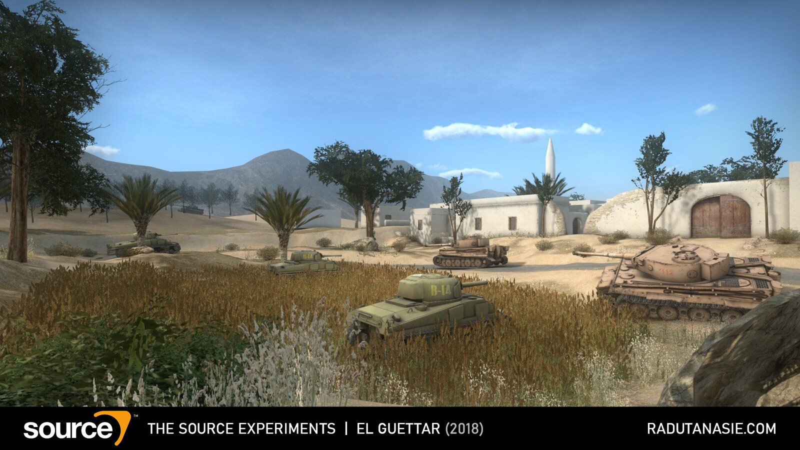El Guettar is a map for Day of Infamy and is primarly inspired by the Battle of El Guettar that took place during the Tunisian Campaign of World War II. 