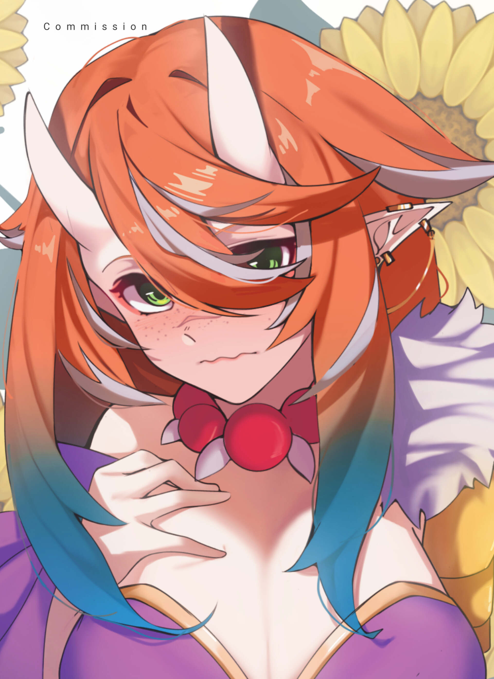 ArtStation Oni Anime Girl // Open Commission