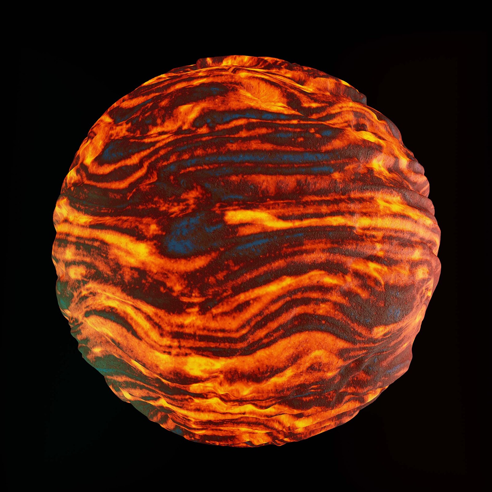 Flowing Lava - Substance Designer Stylized Material