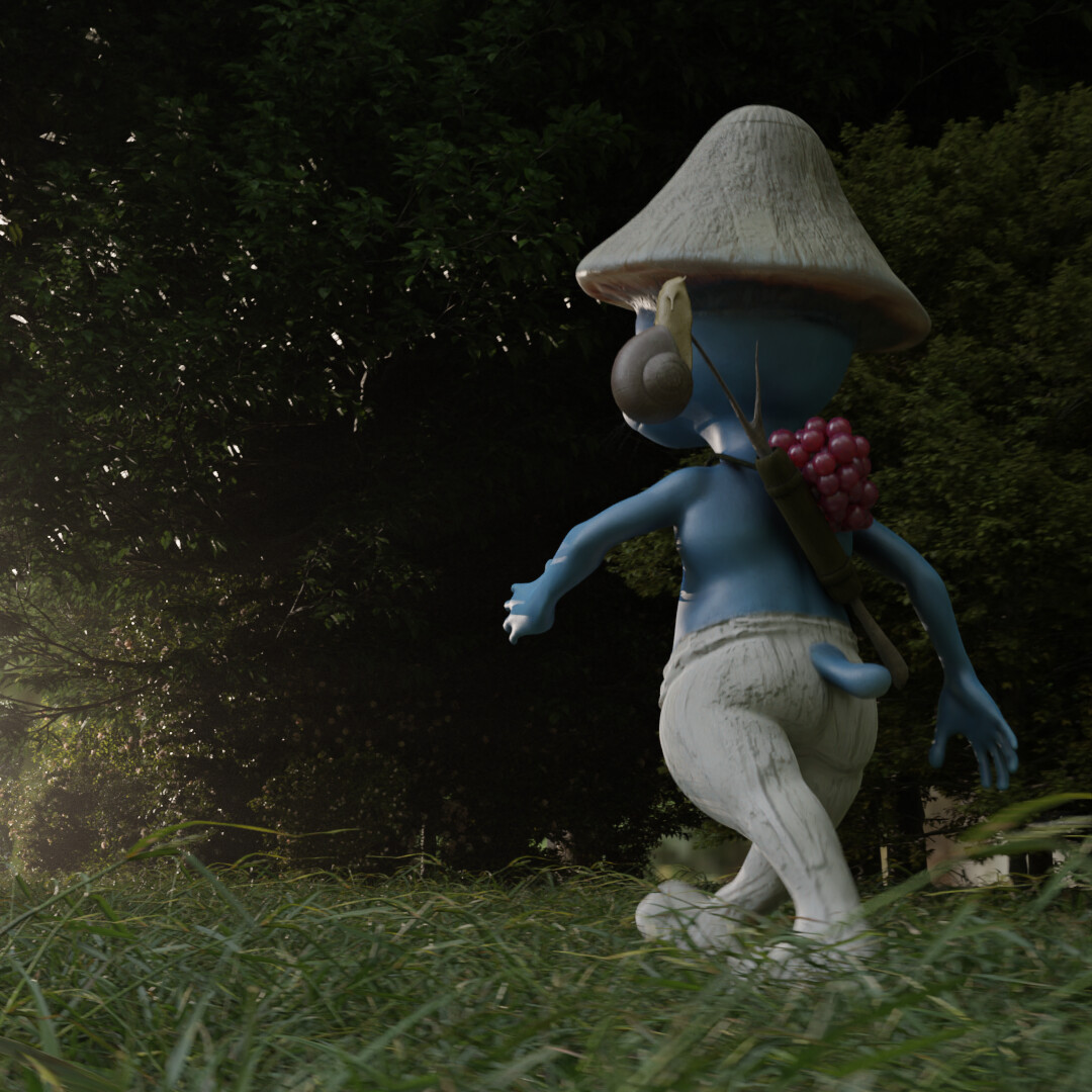 Smurf Cat - 3D Animation - PixelBoom